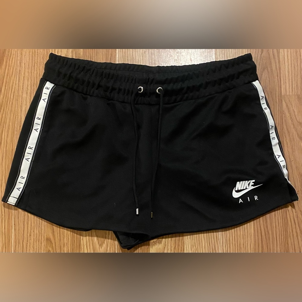 Nike Women’s Black Athletic Drawstring Shorts with Logo